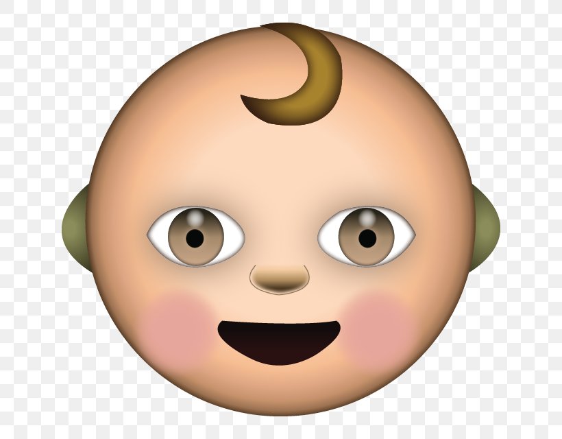 Emoji Infant Child, PNG, 640x640px, Emoji, Baby Bottles, Breastfeeding, Cartoon, Cheek Download Free