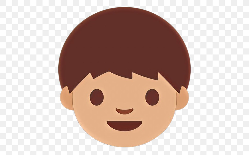 Emoticon, PNG, 512x512px, Cartoon, Blog, Boy, Brown, Brown Hair Download Free