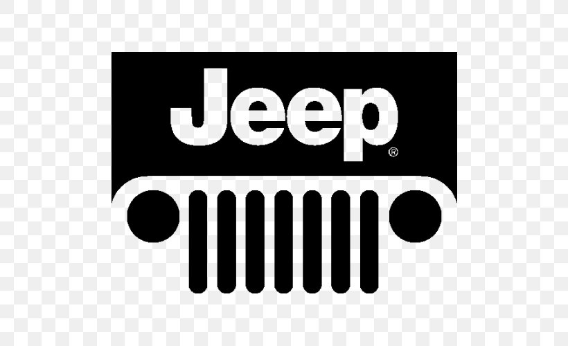Jeep Wrangler Car Willys Jeep Truck Pickup Truck, PNG, 500x500px, Jeep, Area, Automobile Repair Shop, Black And White, Brand Download Free