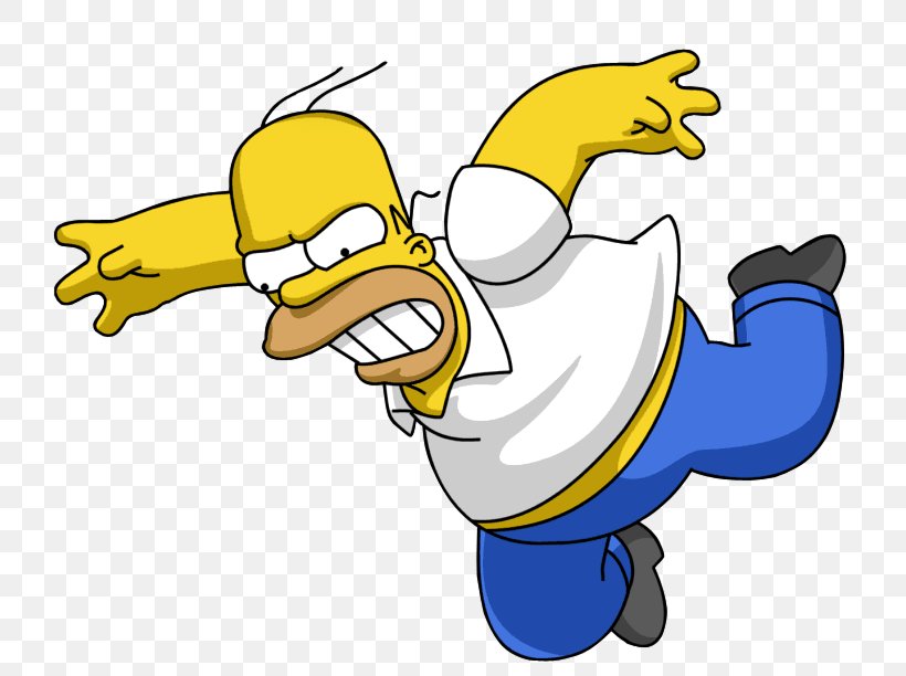 Homer Simpson Milhouse Van Houten Bart Simpson D'oh!, PNG, 783x612px, Homer Simpson, Artwork, Bart Simpson, Beak, Bird Download Free