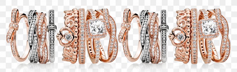 Jewellery Ring Pandora Charm Bracelet, PNG, 2000x617px, Jewellery, Bangle, Body Jewellery, Body Jewelry, Bracelet Download Free