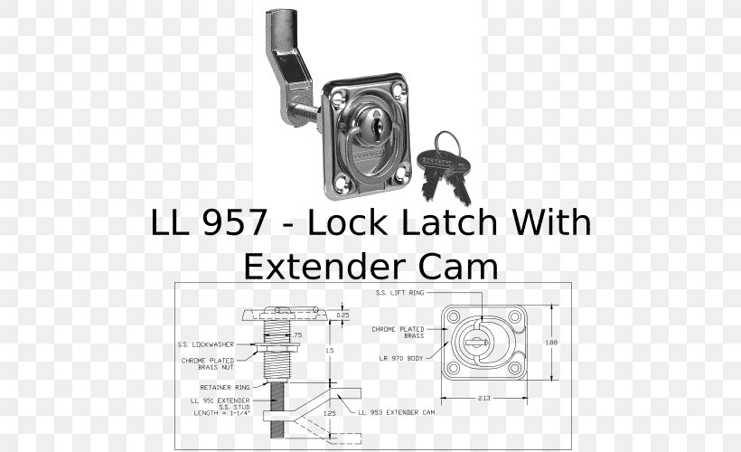 Latch Lock Cam Door Boat, PNG, 600x500px, Latch, Auto Part, Black And White, Boat, Brand Download Free