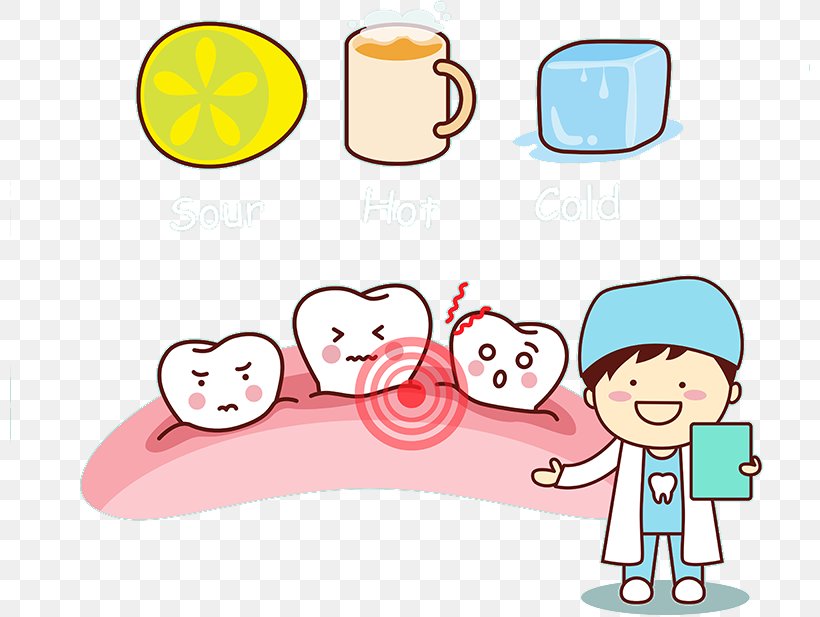 Tooth Dentistry Cartoon Illustration, PNG, 800x617px, Watercolor, Cartoon, Flower, Frame, Heart Download Free