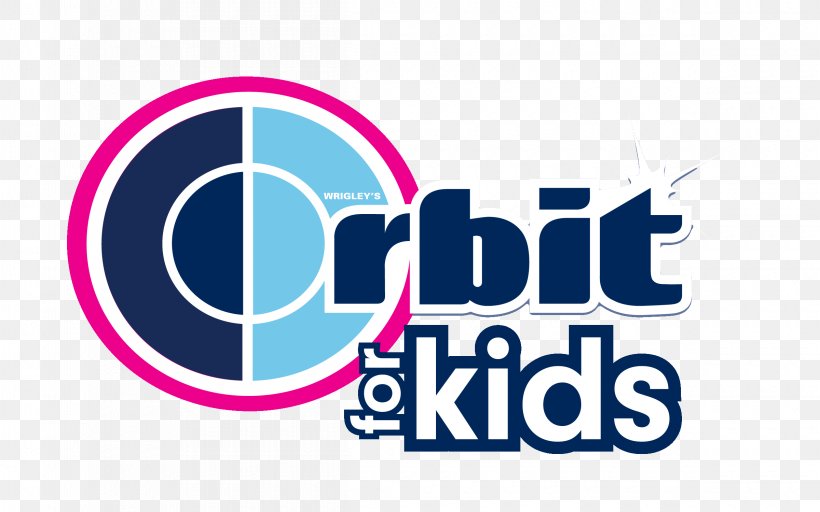 Chewing Gum Logo Orbit Brand Child, PNG, 2400x1500px, Chewing Gum, Area, Brand, Chewing, Child Download Free