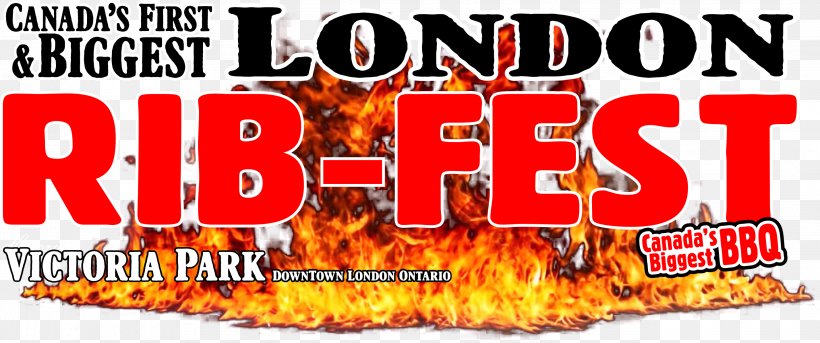 London Ribfest Victoria Park, London, Ontario Festival Barbecue, PNG, 2856x1195px, Ribfest, Advertising, Banner, Barbecue, Brand Download Free