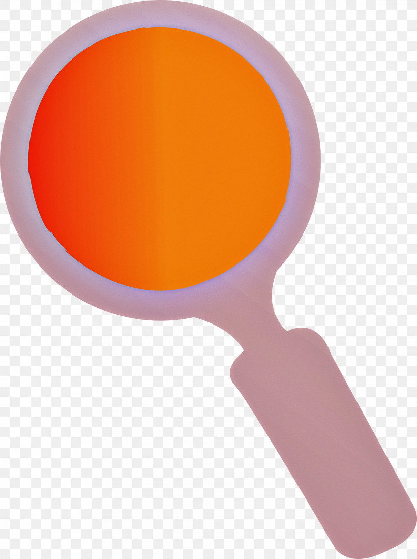 Magnifying Glass Magnifier, PNG, 2237x3000px, Magnifying Glass, Magnifier, Orange, Ping Pong, Racket Download Free