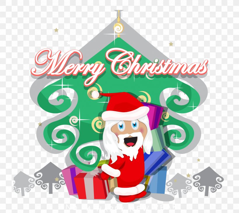 Christmas Tree Santa Claus Christmas Ornament Clip Art, PNG, 1764x1575px, Christmas Tree, Area, Christmas, Christmas Card, Christmas Decoration Download Free