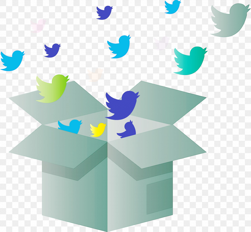 Twitter Birds Opened Box, PNG, 3000x2774px, Twitter, Birds, Logo, Opened Box, World Download Free
