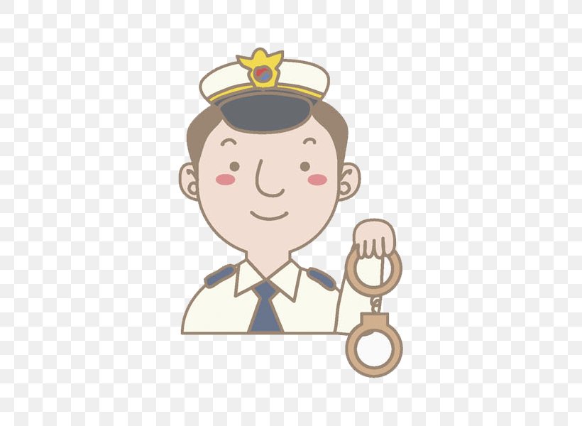 Handcuffs Police Officer Drawing Illustration, PNG, 600x600px, Handcuffs, Arrest, Art, Boy, Cartoon Download Free