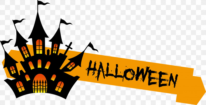Happy Halloween Banner, PNG, 3000x1535px, Happy Halloween Banner, Drawing, Festival, Space, Text Download Free