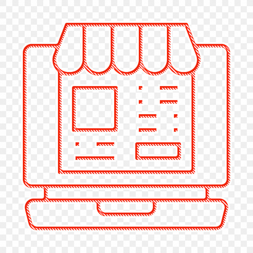 Shopping Icon Online Shopping Icon Laptop Icon, PNG, 1152x1152px, Shopping Icon, Diagram, Laptop Icon, Line, Online Shopping Icon Download Free