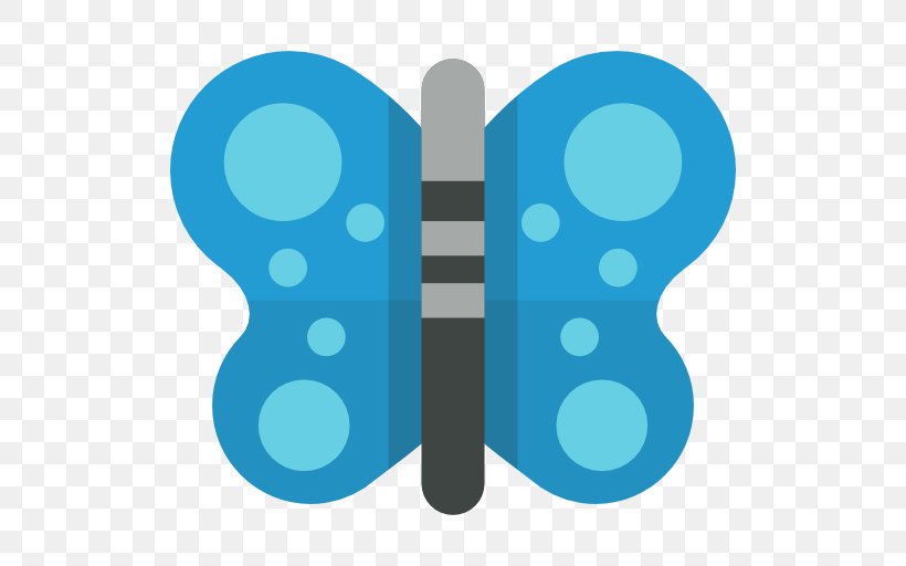 Butterfly Clip Art, PNG, 512x512px, Butterfly, Azure, Blue, Drawing, Flat Design Download Free