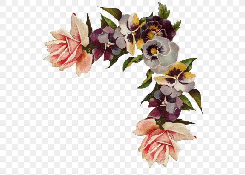 Floral Design Cut Flowers Clip Art, PNG, 600x585px, Floral Design, Artificial Flower, Cut Flowers, Decoupage, Floristry Download Free