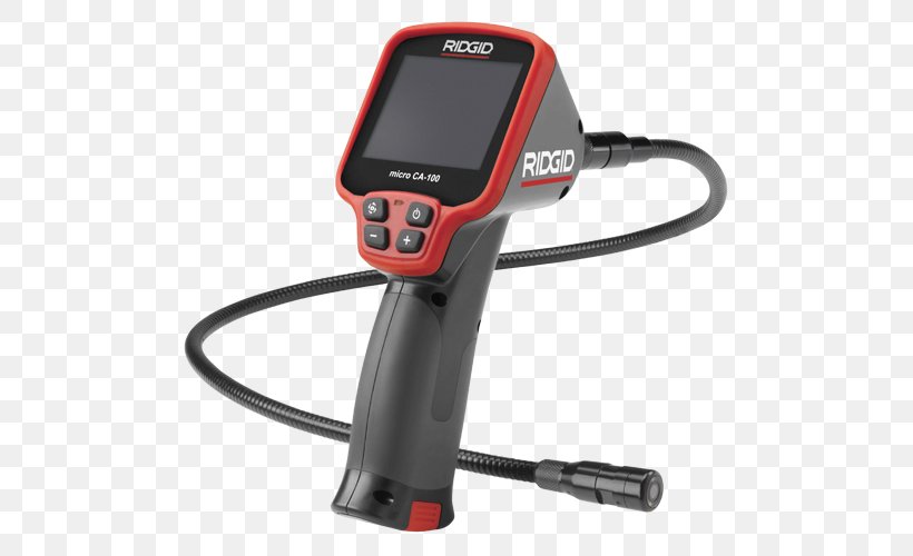Ridgid 25643 SeeSnake Micro Inspection Camera Borescope Tool, PNG, 500x500px, Ridgid, Borescope, Business, Camera, Electronics Accessory Download Free