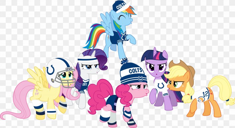Super Bowl Pinkie Pie Princess Cadance Indianapolis Colts NFL, PNG, 7336x4000px, Super Bowl, American Football, Animal Figure, Art, Cartoon Download Free