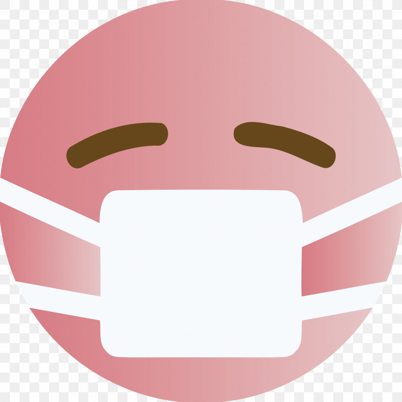 Emoji With Mask Corona Coronavirus, PNG, 3000x3000px, Emoji With Mask, Cartoon, Cheek, Circle, Convid Download Free