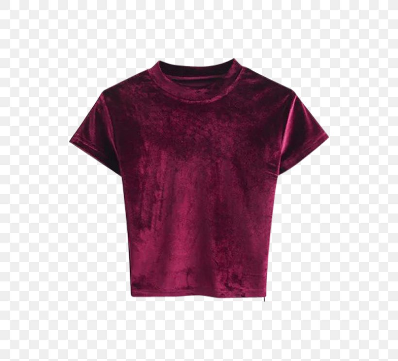 Sleeve T-shirt Crop Top, PNG, 558x744px, Sleeve, Active Shirt, Blouse, Burgundy, Clothing Download Free