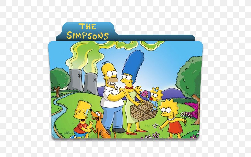 Bart Simpson Homer Simpson Lisa Simpson Marge Simpson The Simpsons Game, PNG, 512x512px, Bart Simpson, Cartoon, Fictional Character, Grass, Homer Simpson Download Free