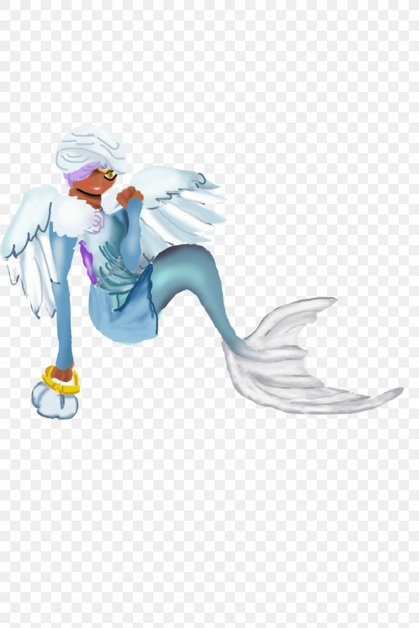Cartoon Figurine Mermaid Microsoft Azure, PNG, 900x1350px, Watercolor, Cartoon, Flower, Frame, Heart Download Free
