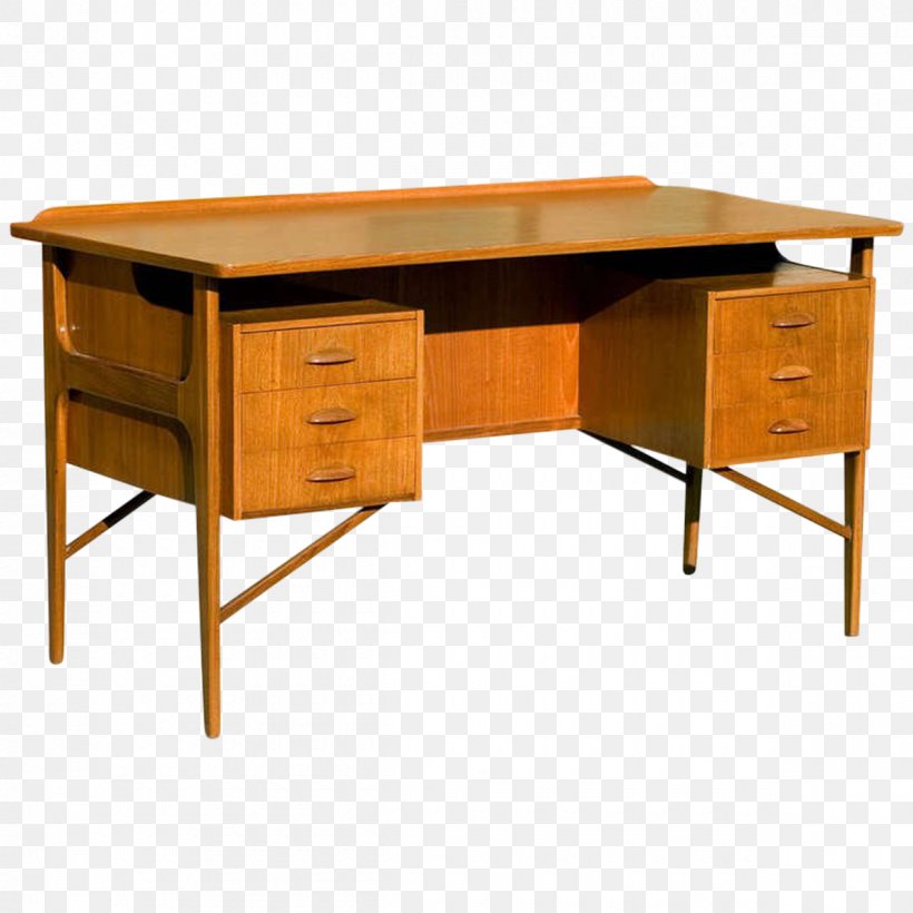 Desk Table Danish Modern Furniture Mid-century Modern, PNG, 1200x1200px, Desk, Chair, Computer Desk, Credenza Desk, Danish Modern Download Free