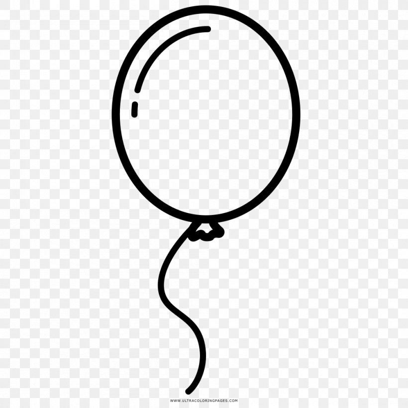 Drawing Coloring Book Toy Balloon Photography, PNG, 1000x1000px, Drawing, Area, Balloon, Birthday, Black Download Free