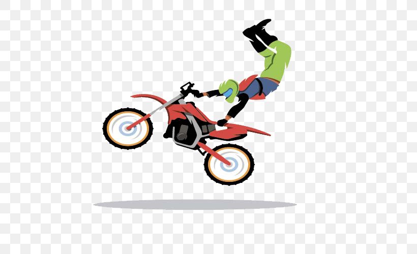 Motorcycle Racing Motocross Sport, PNG, 500x500px, Motorcycle, Area, Bicycle, Cartoon, Chopper Download Free