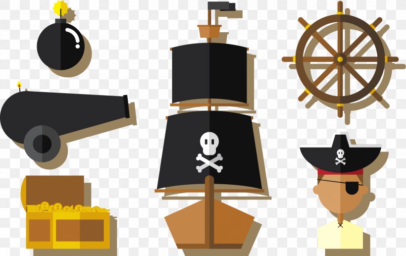 Vector Pirate, PNG, 2333x1473px, Piracy, Animation, Brand, Designer, Rudder Download Free