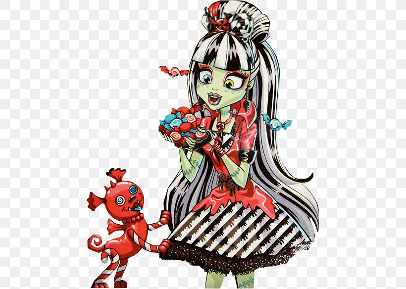 Frankie Stein Monster High Doll Frankenstein Ghoul, PNG, 471x584px, Watercolor, Cartoon, Flower, Frame, Heart Download Free