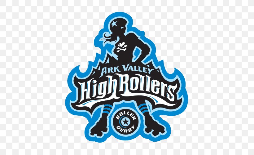 Roller Derby World Cup Ark Valley High Rollers Logo Roller Skates, PNG, 500x500px, Roller Derby, Brand, Denver Roller Derby, Inline Skates, Logo Download Free