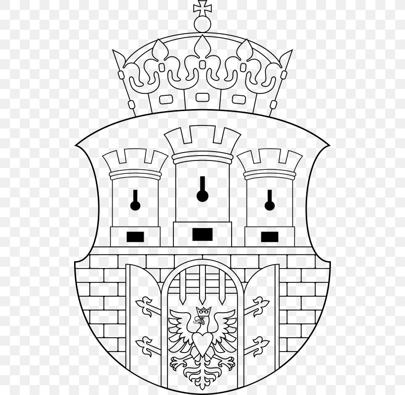Symbols Of Kraków Coat Of Arms Of Poland Byvåben, PNG, 520x800px, Krakow, Area, Black And White, Coat Of Arms, Coat Of Arms Of Andorra Download Free