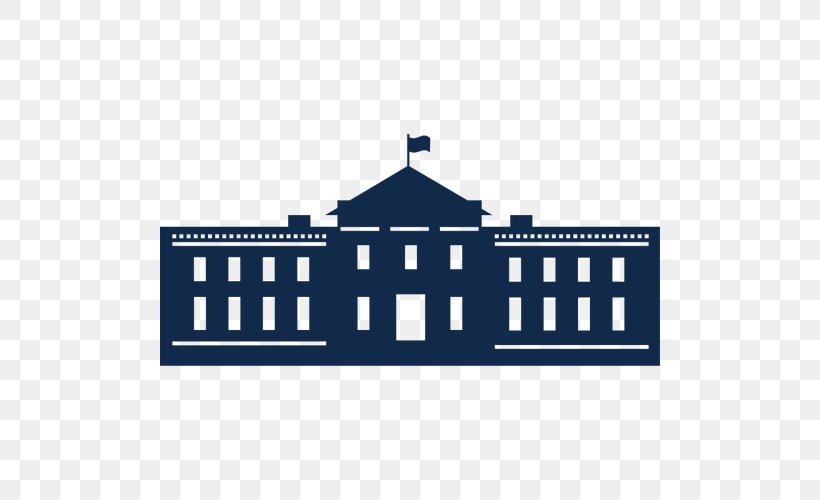 White House Silhouette Clip Art, PNG, 500x500px, White House, Area, Black And White, Brand, Diagram Download Free