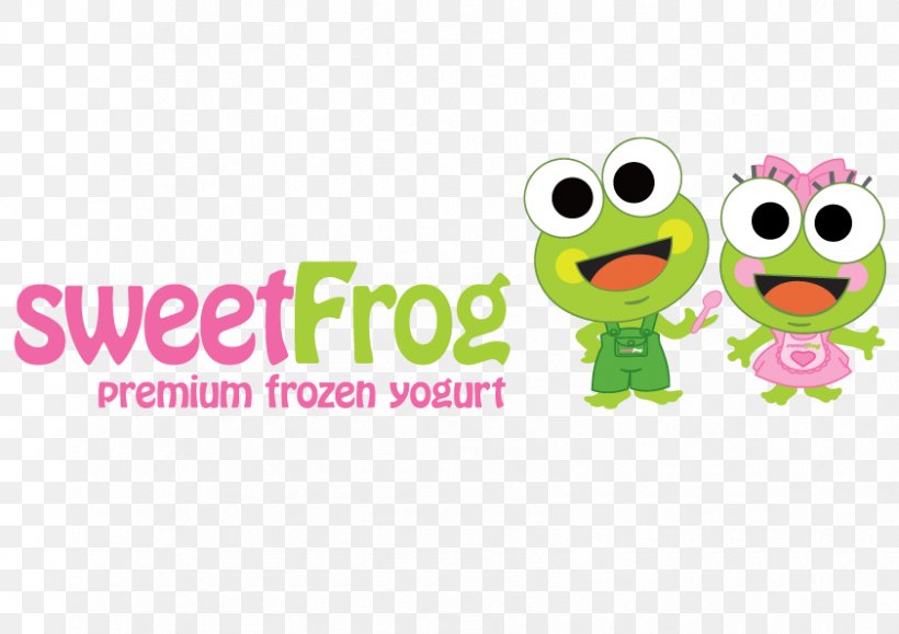 SweetFrog Premium Frozen Yogurt Falls Church Sweet Frog Ice Cream, PNG, 842x595px, Frozen Yogurt, Brand, Dessert, Falls Church, Happiness Download Free