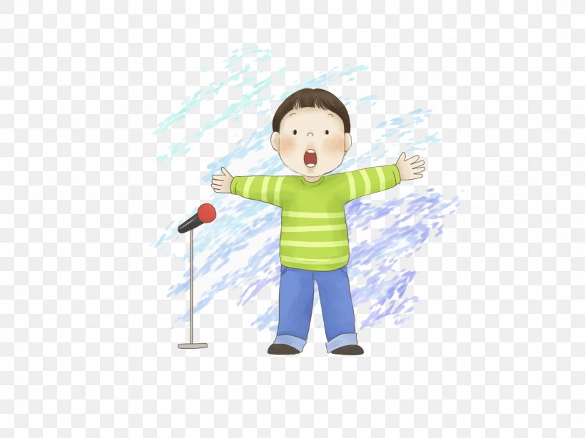 Microphone Cartoon Singing Illustration, PNG, 2158x1618px, Watercolor, Cartoon, Flower, Frame, Heart Download Free