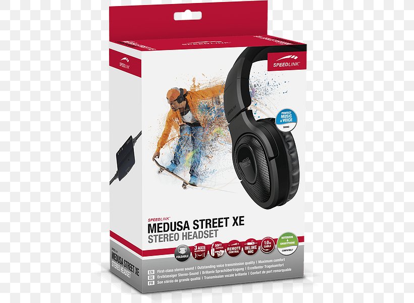 Microphone Headphones SpeedLink Medusa Street XS Stereo Headset, PNG, 458x600px, Microphone, Audio, Audio Equipment, Computer, Electronic Device Download Free