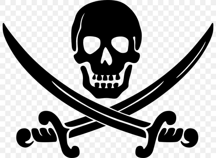 Piracy Jolly Roger Clip Art, PNG, 800x599px, Piracy, Black And White, Brand, Calico Jack, Jolly Roger Download Free