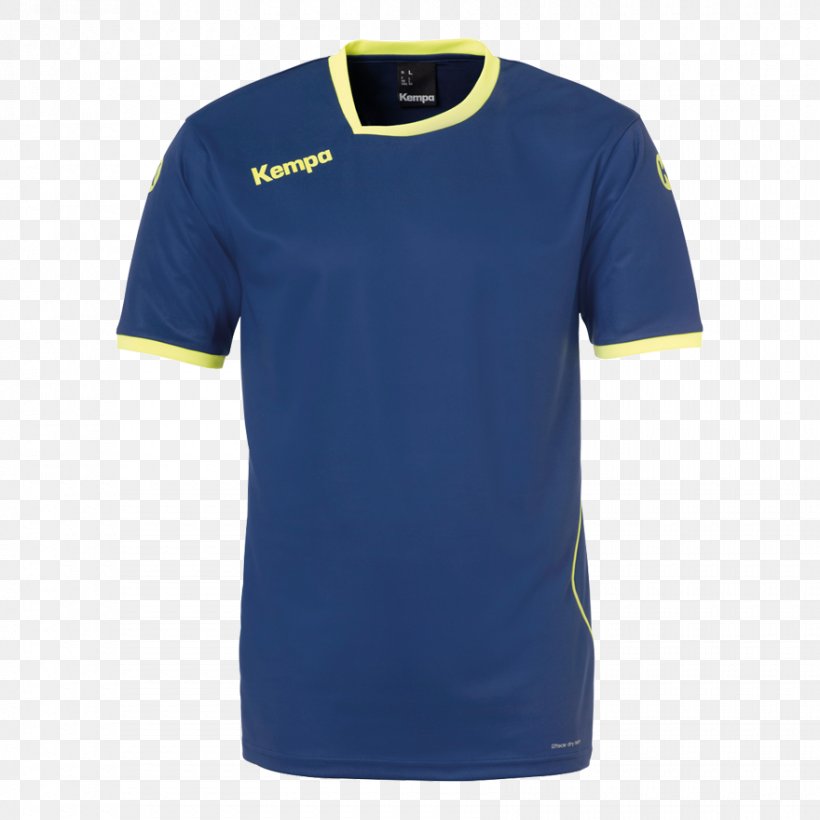T-shirt Polo Shirt Sleeve Kempa, PNG, 880x880px, Tshirt, Active Shirt, Blue, Clothing, Cobalt Blue Download Free