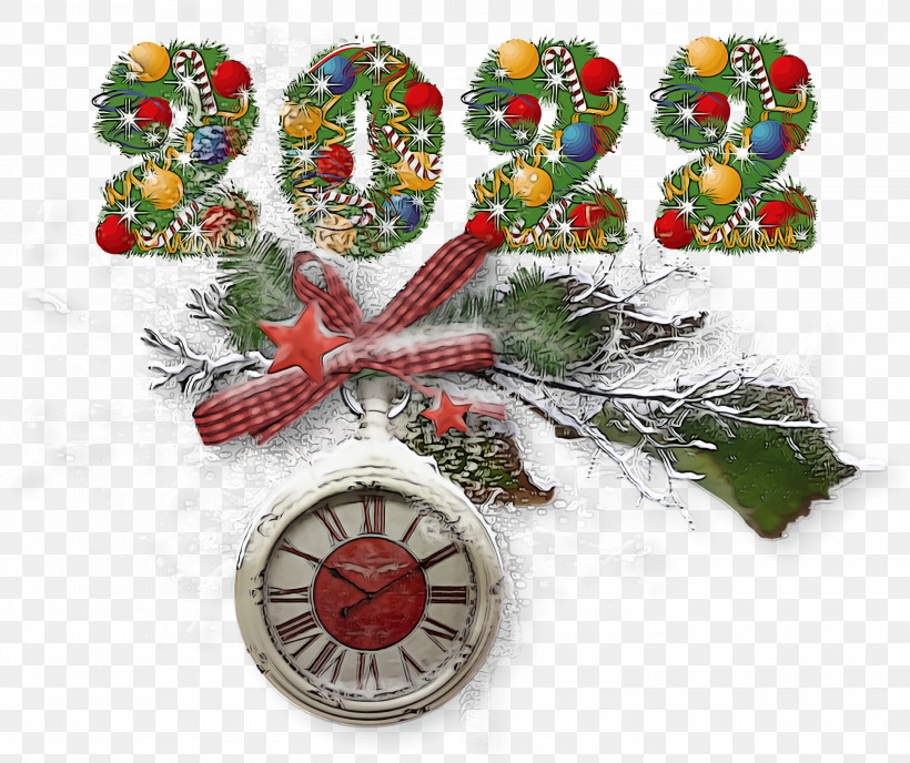 2022 Happy New Year 2022 New Year 2022, PNG, 3000x2520px, Christmas Ornament M, Bauble, Christmas Day, Tree Download Free