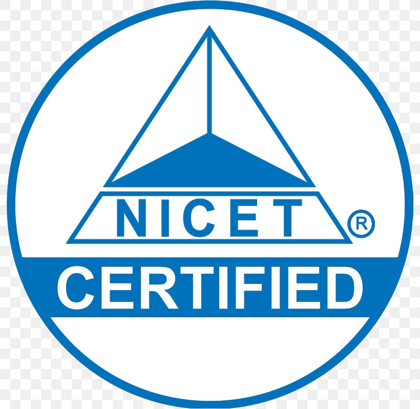 National Institute For Certification In Engineering Technologies Logo Fire Alarm System Technician Nicet, PNG, 794x798px, Logo, Alarm Device, Area, Blue, Brand Download Free