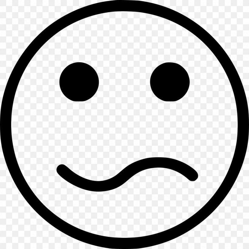 Smiley Emoticon Clip Art, PNG, 980x980px, Smiley, Black, Black And White, Confusion, Emoji Download Free
