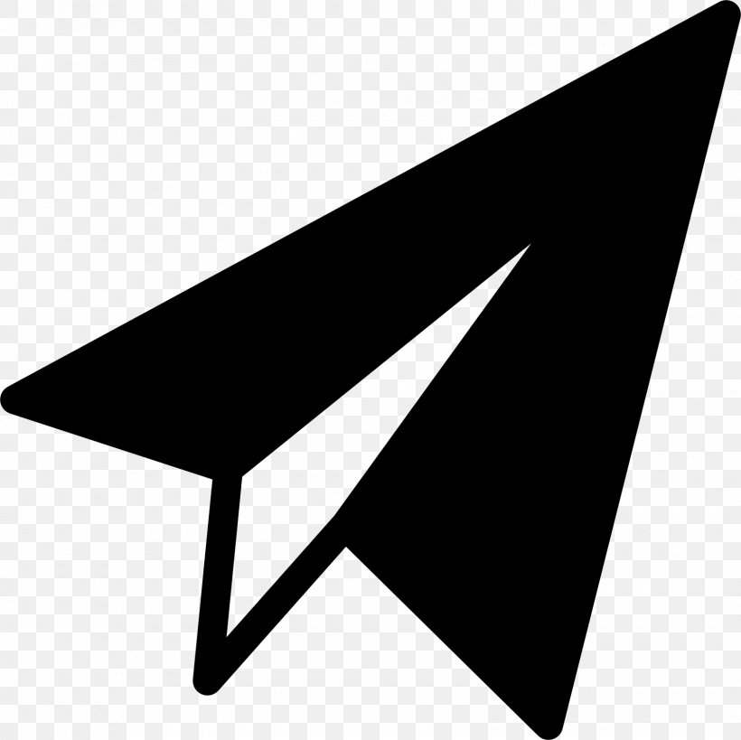 Airplane Paper Plane, PNG, 1600x1600px, Airplane, Black, Black And White, Font Awesome, Logo Download Free