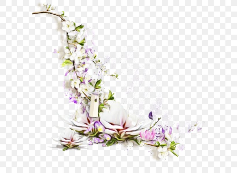 Flower Plant Lilac Purple Violet, PNG, 600x600px, Watercolor, Branch, Cut Flowers, Dendrobium, Flower Download Free