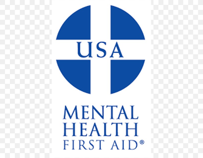 Mental Health First Aid – Adult First Aid Supplies, PNG, 640x640px, Mental Health First Aid, Area, Blue, Brand, Cardiopulmonary Resuscitation Download Free