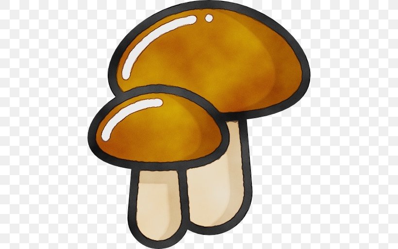 Yellow Mushroom, PNG, 512x512px, Watercolor, Mushroom, Paint, Wet Ink, Yellow Download Free