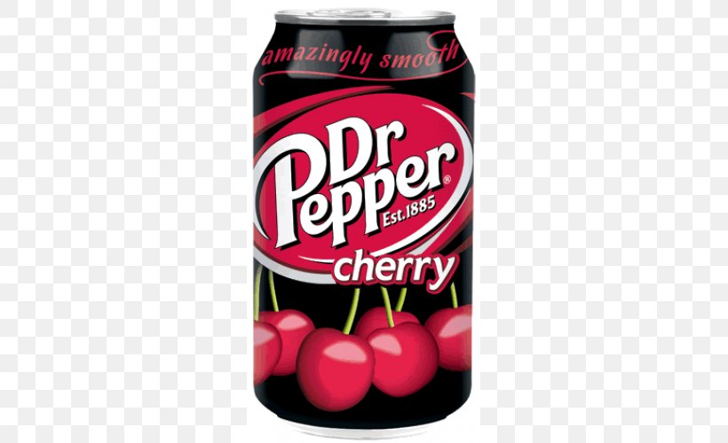 Fizzy Drinks Coca-Cola Cherry Dr Pepper Diet Coke Sprite, PNG, 500x500px, Fizzy Drinks, Aluminum Can, Beverage Can, Beverage Industry, Caffeine Download Free