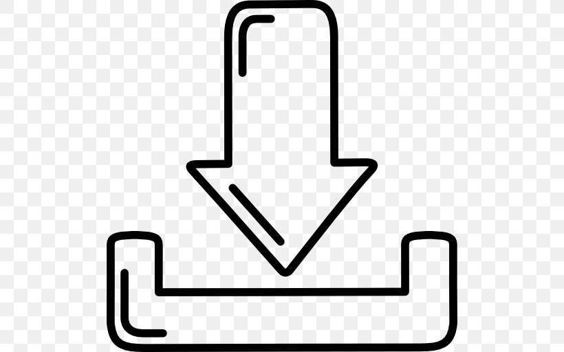 Tray Symbol Arrow, PNG, 512x512px, Tray, Area, Black And White, Computer Software, Interface Download Free