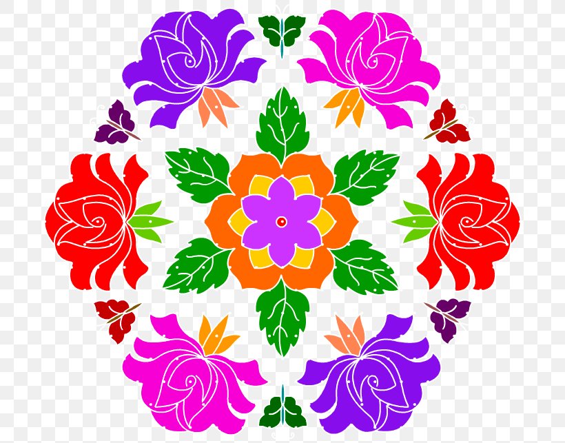 Flower Art Floral Design Kolam, PNG, 710x643px, Flower, Art, Artwork, Chrysanths, Creative Arts Download Free