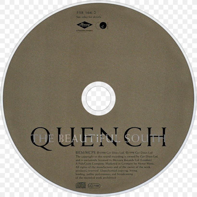 Quench Compact Disc Download DVD The Beautiful South, PNG, 1000x1000px, Quench, Album, Beautiful South, Brand, Compact Disc Download Free