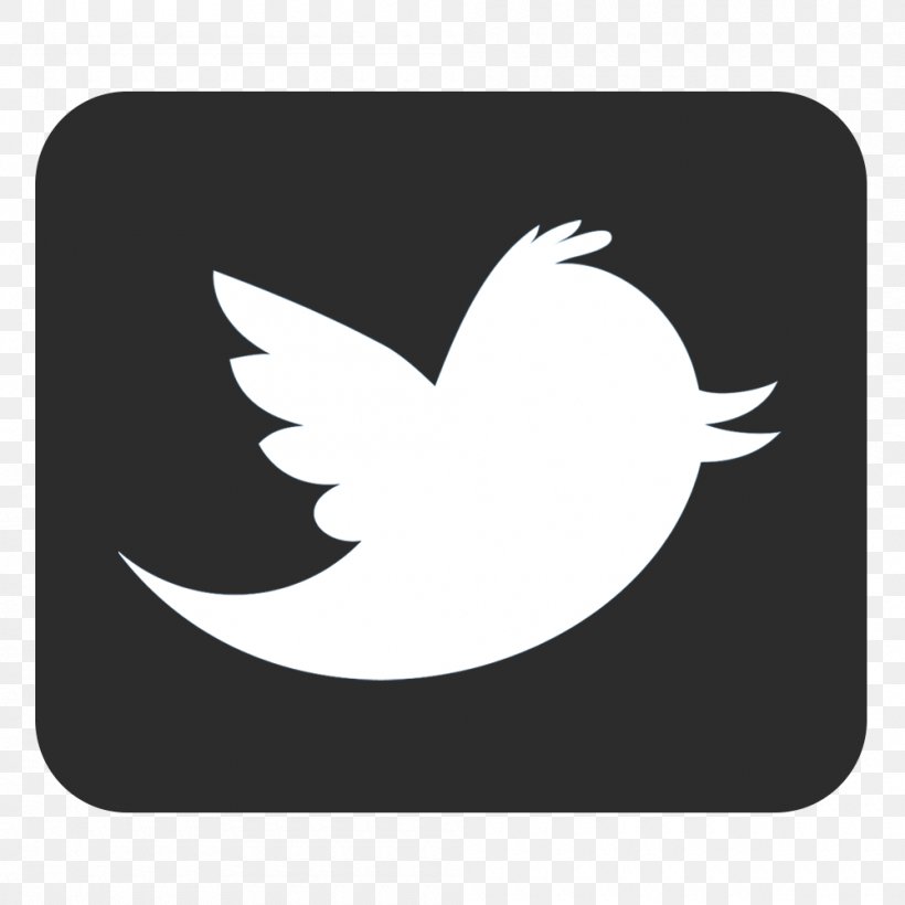 Social Media Logo Blog Icon Design, PNG, 1000x1000px, Social Media, Beak, Bird, Black And White, Blog Download Free