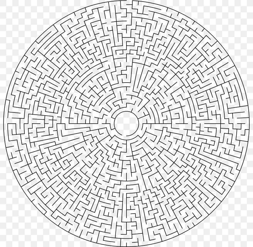 MAZE: Solve The World's Most Challenging Puzzle Labyrinth Clip Art, PNG, 799x799px, Maze, Area, Black And White, Drawing, Flyer Download Free