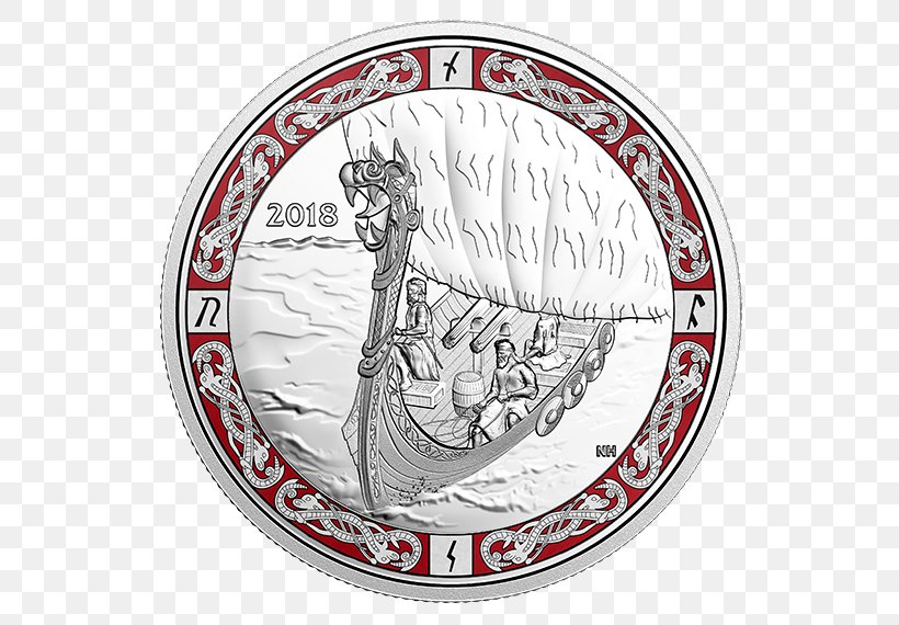 Royal Canadian Mint Canada Viking Age Coin, PNG, 570x570px, Royal Canadian Mint, Badge, Bullion, Canada, Coin Download Free
